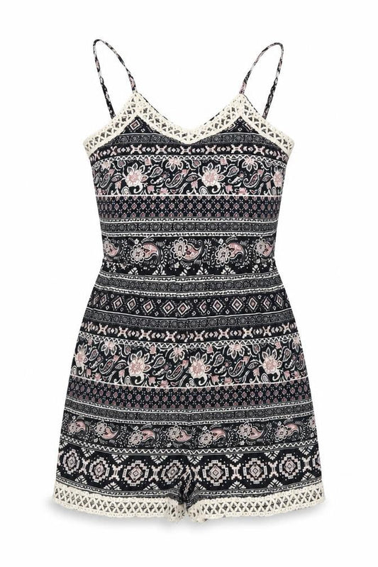 Womens UK Size 8 Parisian Collection One-Piece Black Playsuit