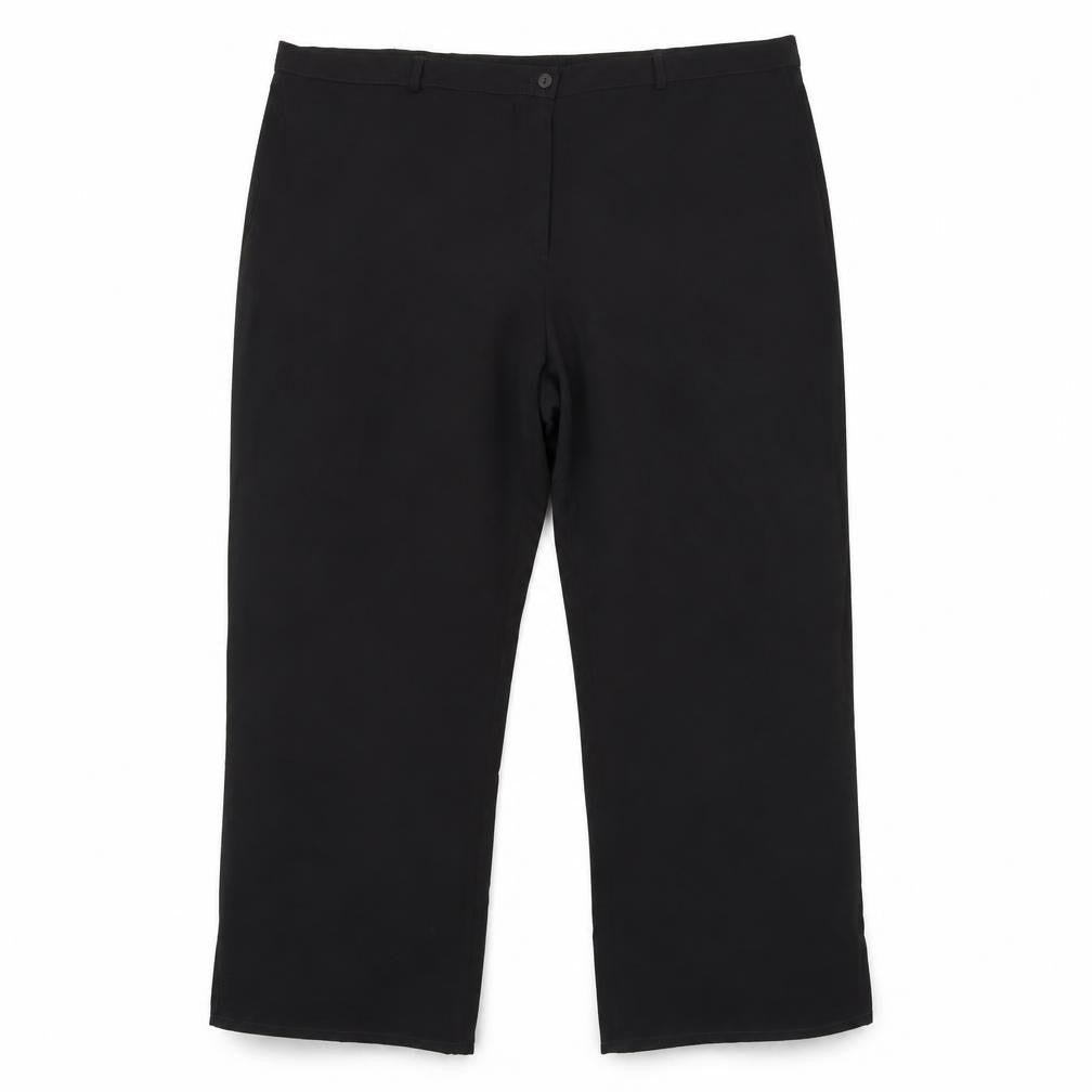Womens UK Size 40 in Preworn Regular Fit Dress Pants Black Trousers