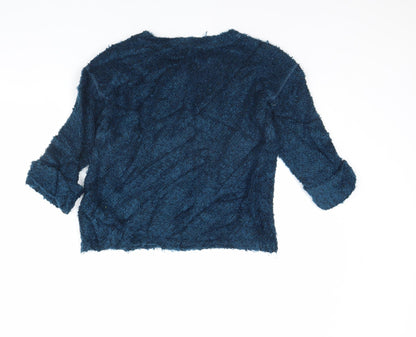 Womens UK Size 20 m&s Blue Pullover Jumper