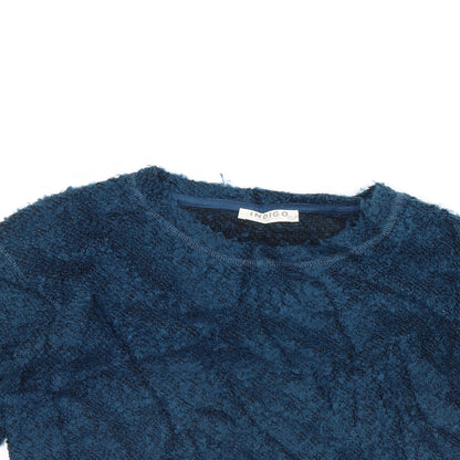 Womens UK Size 20 m&s Blue Pullover Jumper