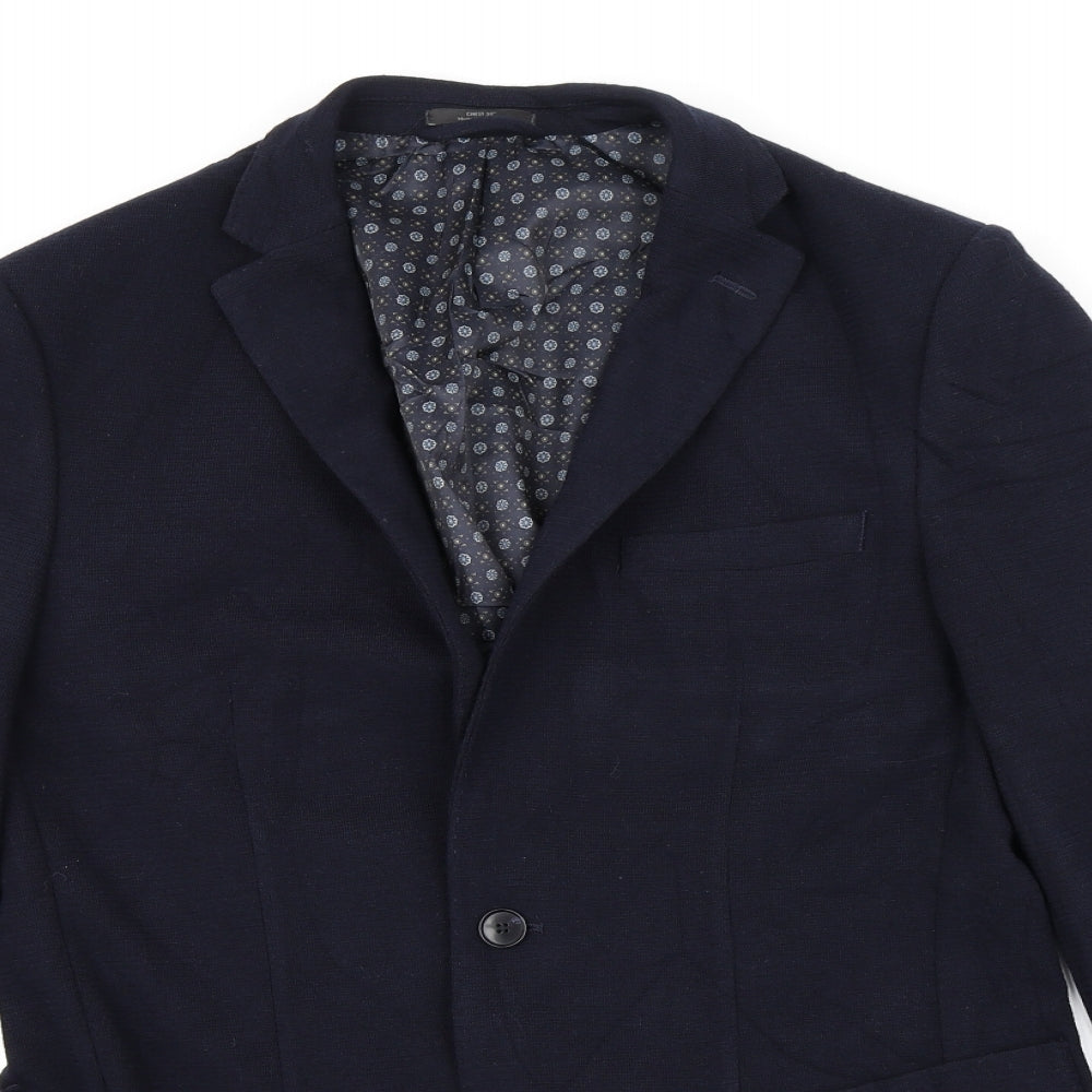 Mens UK Size  Marks and Spencer Regular Blue Suit Jacket