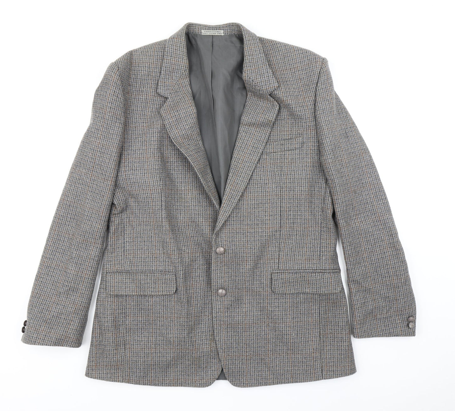 Mens UK Size  Preworn Regular Grey Suit Jacket