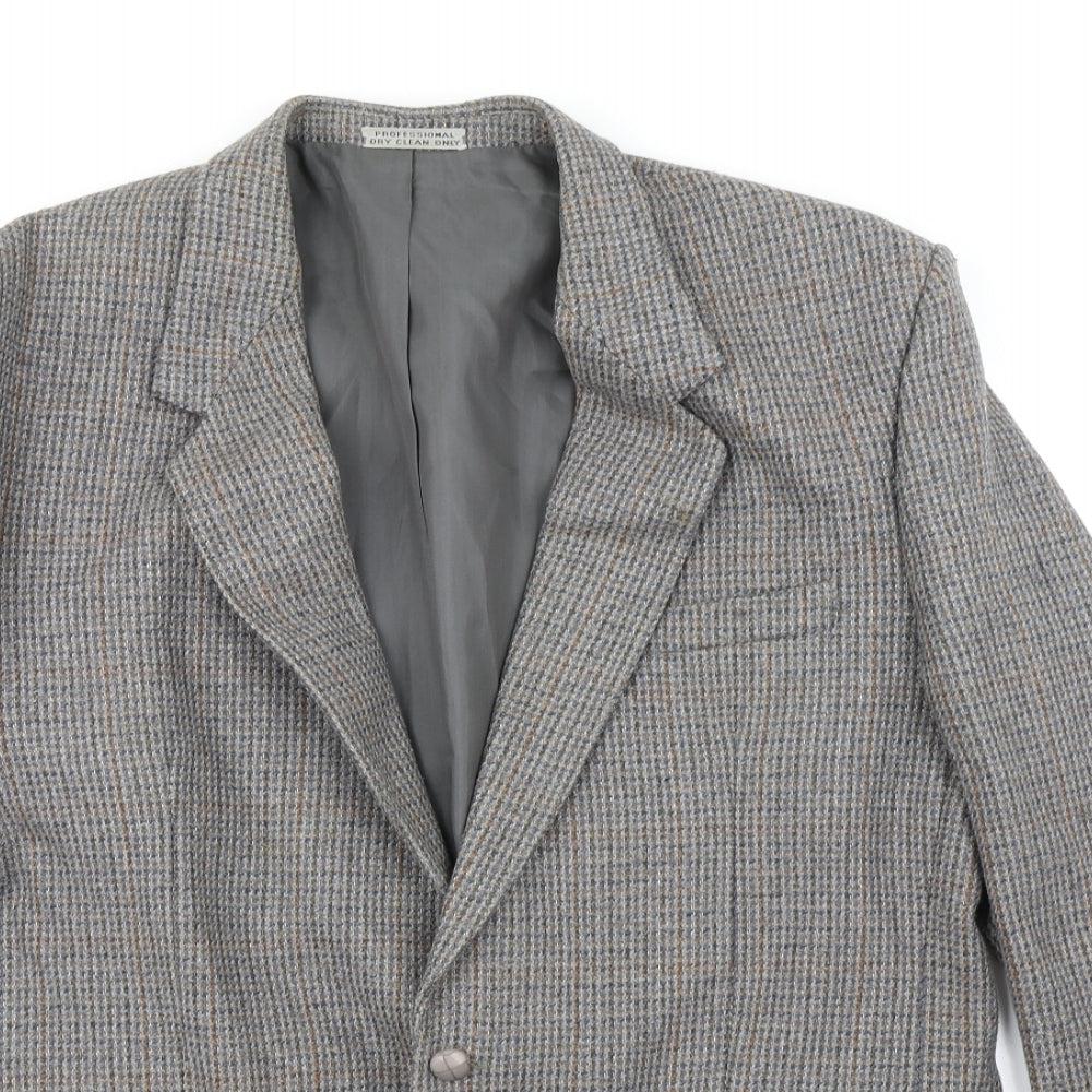 Mens UK Size  Preworn Regular Grey Suit Jacket