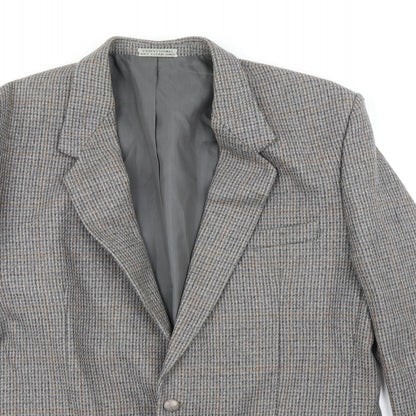 Mens UK Size  Preworn Regular Grey Suit Jacket