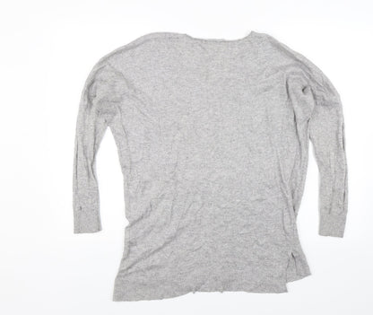 Womens UK Size S Atmosphere Grey Pullover Jumper
