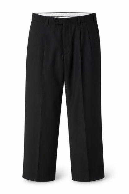 Mens UK Size 34 in Skopes Regular Fit Dress Pants Black Trousers