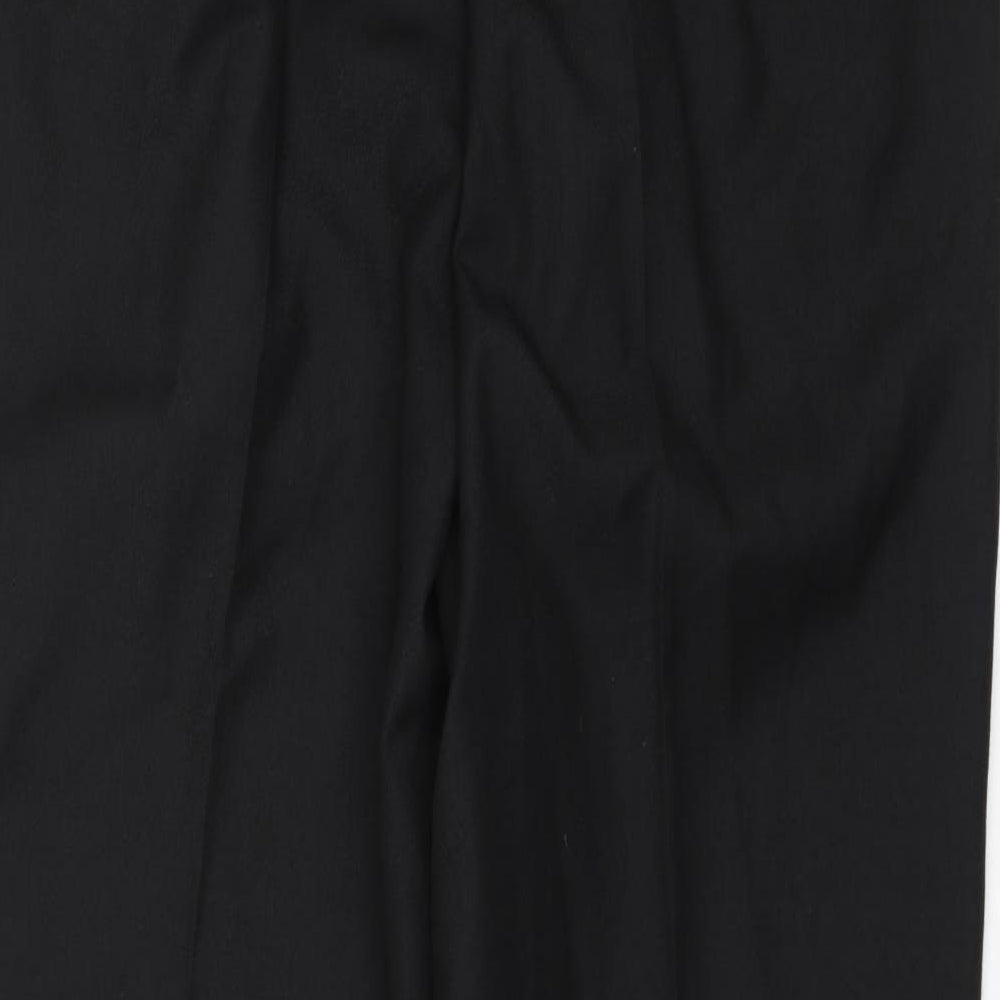 Skopes Mens Black   Dress Pants Trousers Size 34 in L28 in