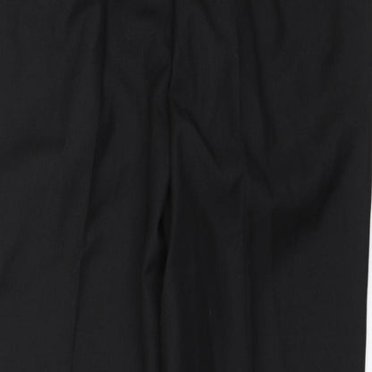 Skopes Mens Black   Dress Pants Trousers Size 34 in L28 in