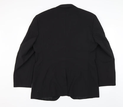 Mens UK Size 42 Burton Regular Black Suit Jacket