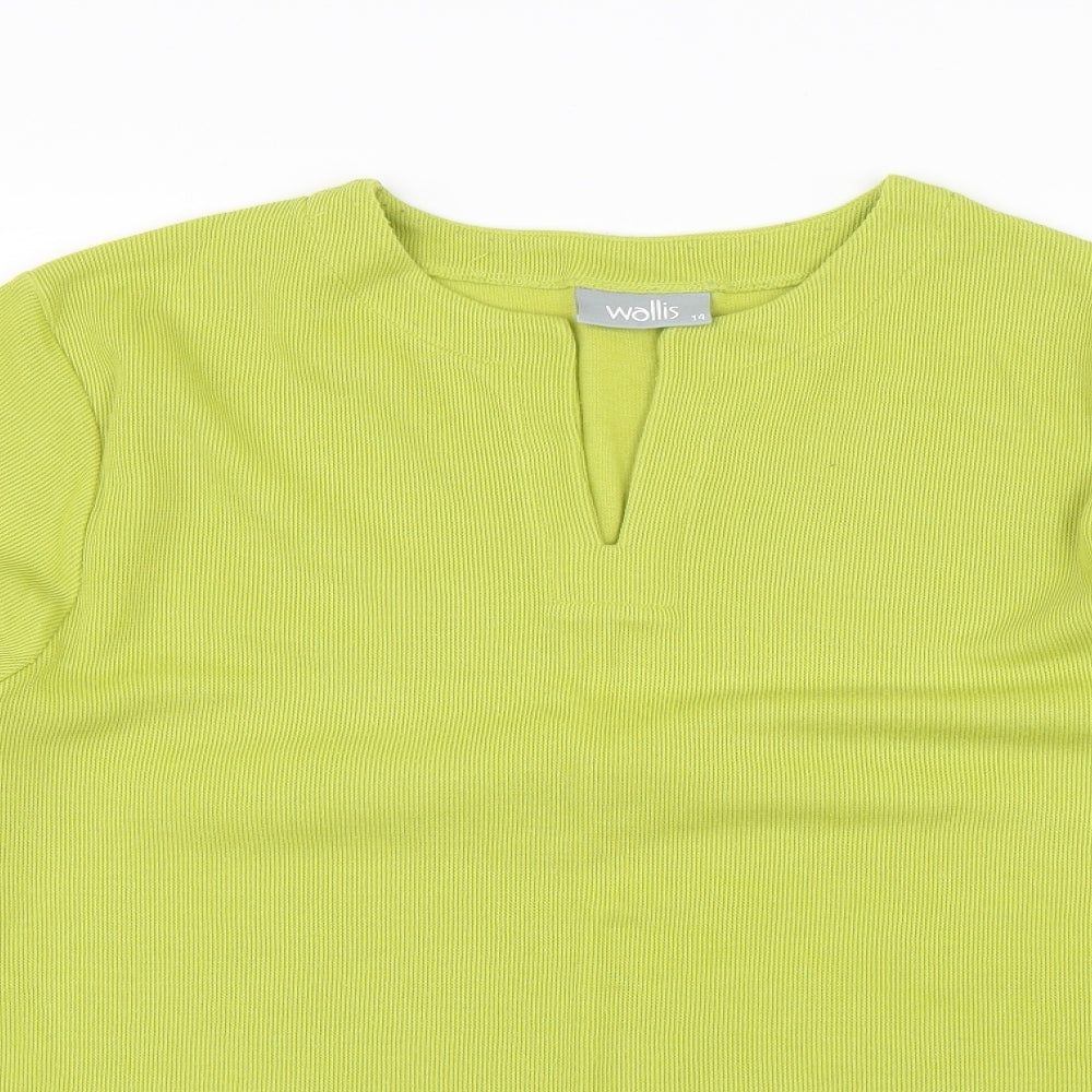 Womens UK Size 14 Wallis Green Pullover Jumper