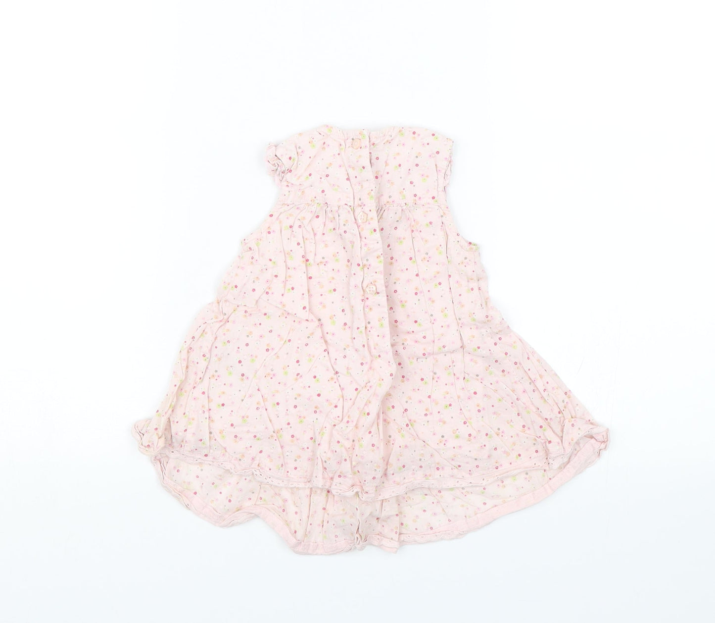 George Baby Pink Floral  Shift  Size 9-12 Months