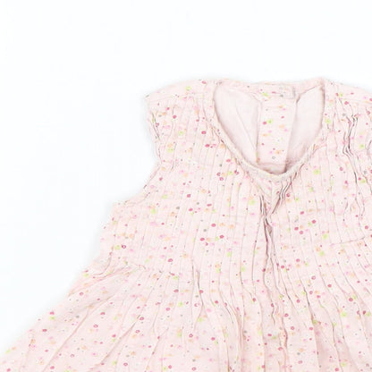 George Baby Pink Floral  Shift  Size 9-12 Months