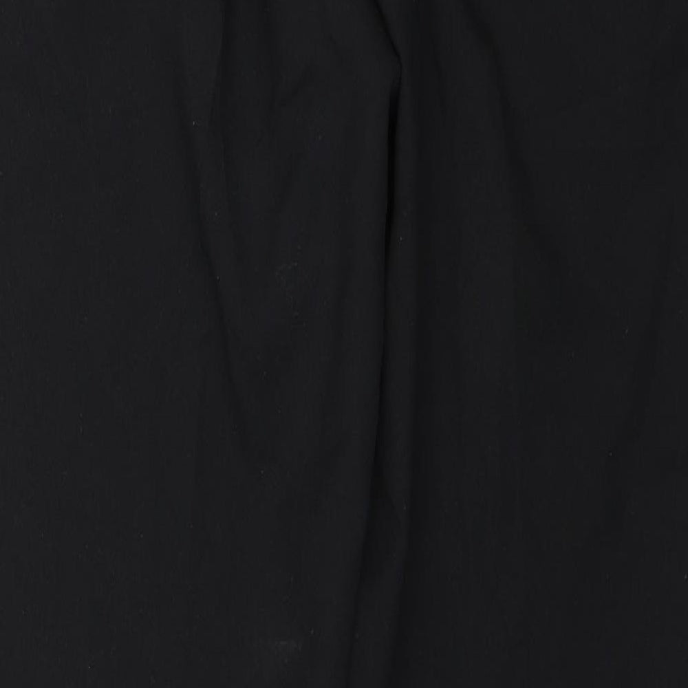 Womens UK Size 16 Marks and Spencer Regular Fit Dress Pants Black Trousers