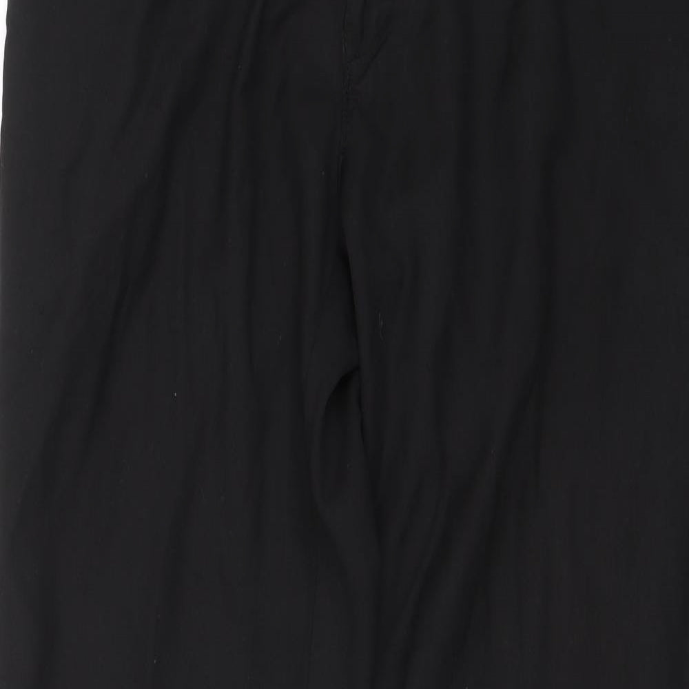 Taylor & Wright Mens Black   Dress Pants Trousers Size 34 in L27 in