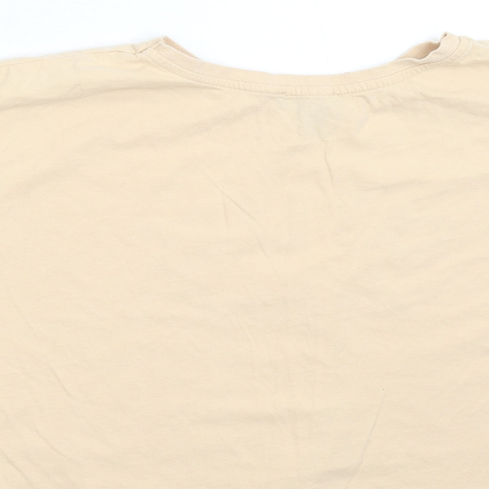 Primark Womens Orange   Cropped T-Shirt Size M