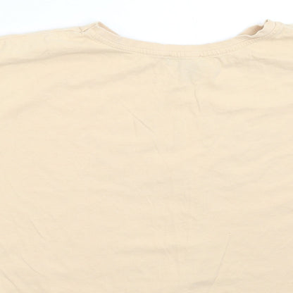 Primark Womens Orange   Cropped T-Shirt Size M