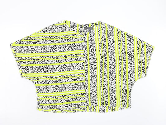 Primark Womens Multicoloured Animal Print  Basic Blouse Size 14