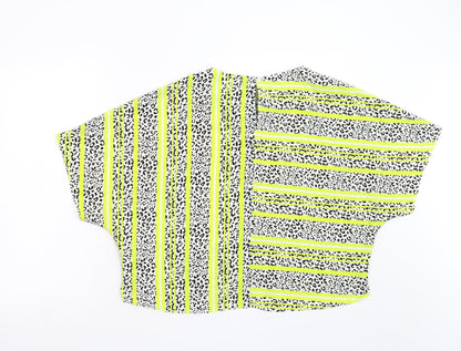 Primark Womens Multicoloured Animal Print  Basic Blouse Size 14