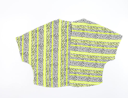 Primark Womens Multicoloured Animal Print  Basic Blouse Size 14