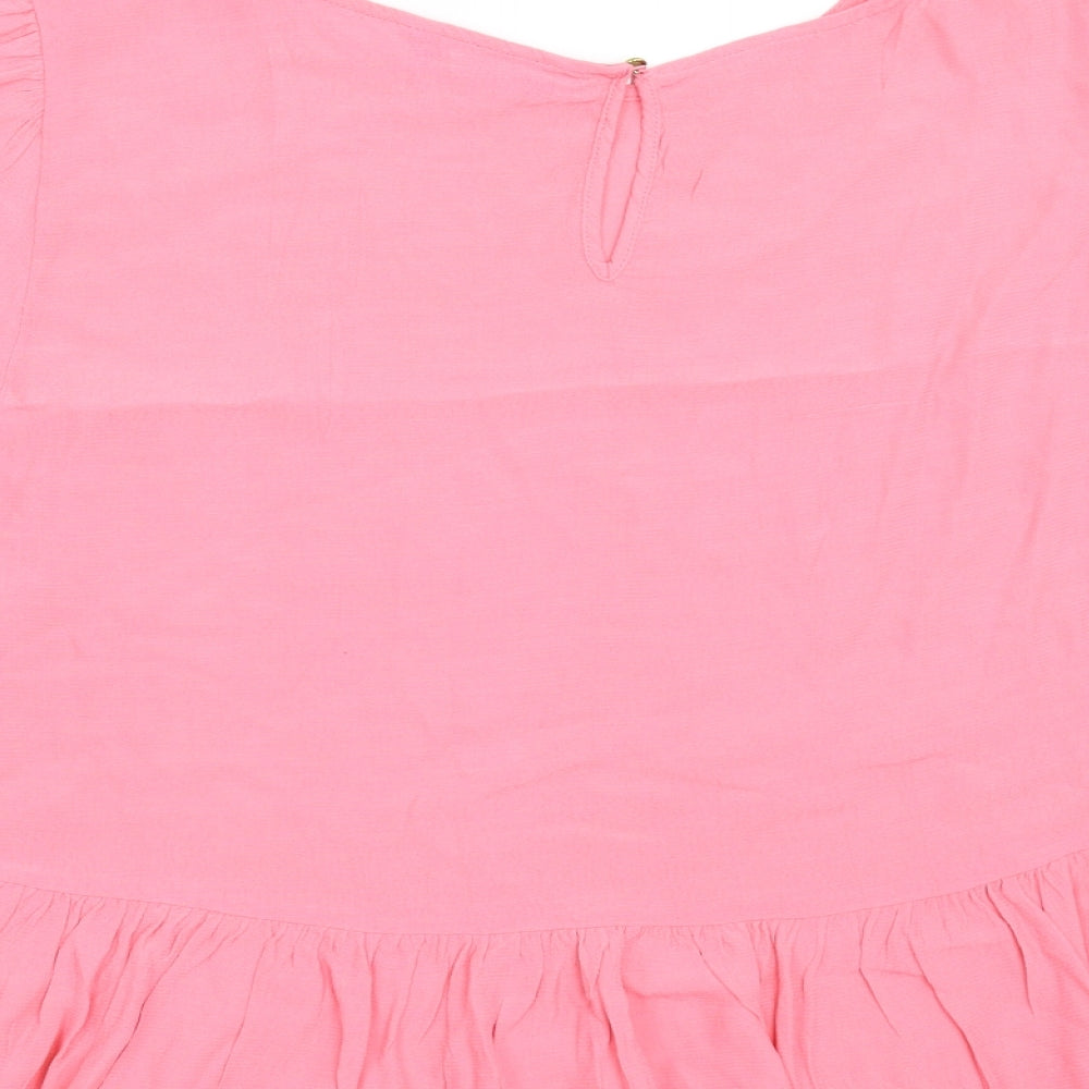 F&F Womens Pink   Basic Blouse Size 14