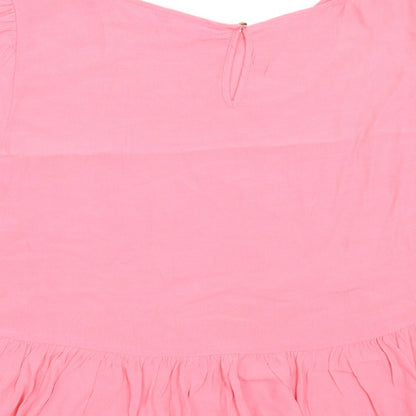 F&F Womens Pink   Basic Blouse Size 14