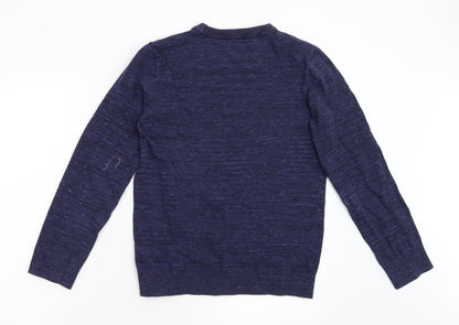 Mens UK Size S H&M Blue Pullover Sweatshirt