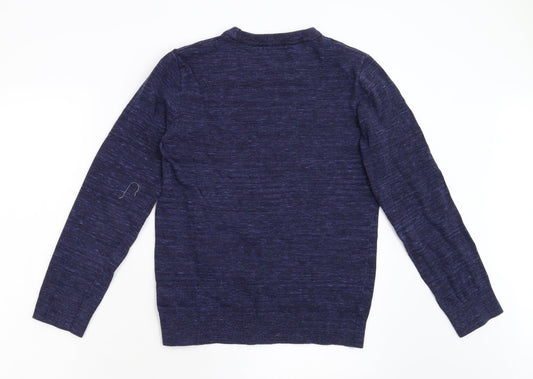 Mens UK Size S H&M Blue Pullover Sweatshirt