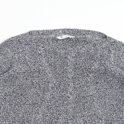 Womens UK Size 10 BHS Blue Pullover Jumper