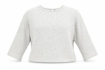 Womens UK Size 12 Preworn Grey Pullover Jumper
