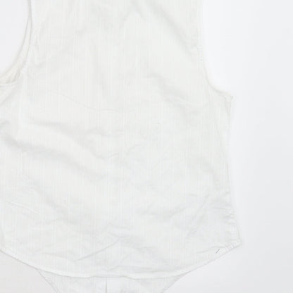 Primark Womens White   Basic Button-Up Size 14