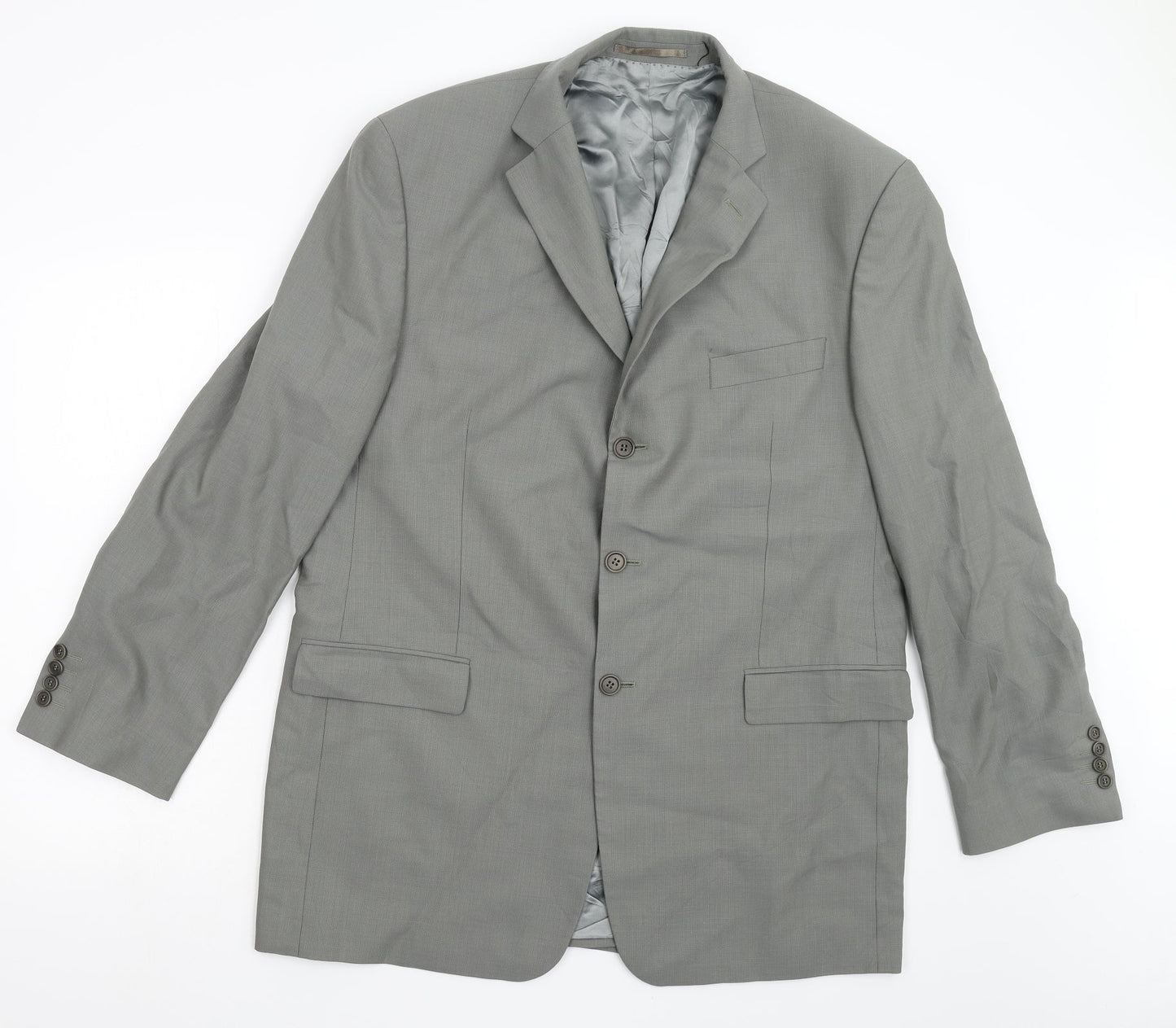 Mens UK Size 44 M&S Regular Grey Suit Jacket
