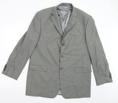 Mens UK Size 44 M&S Regular Grey Suit Jacket
