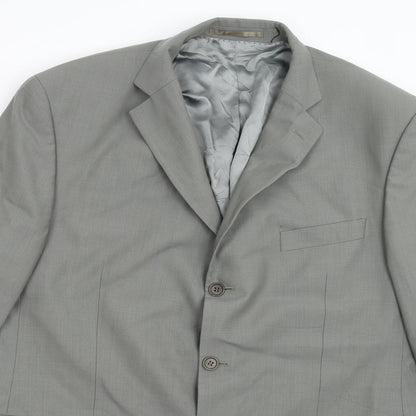Mens UK Size 44 M&S Regular Grey Suit Jacket