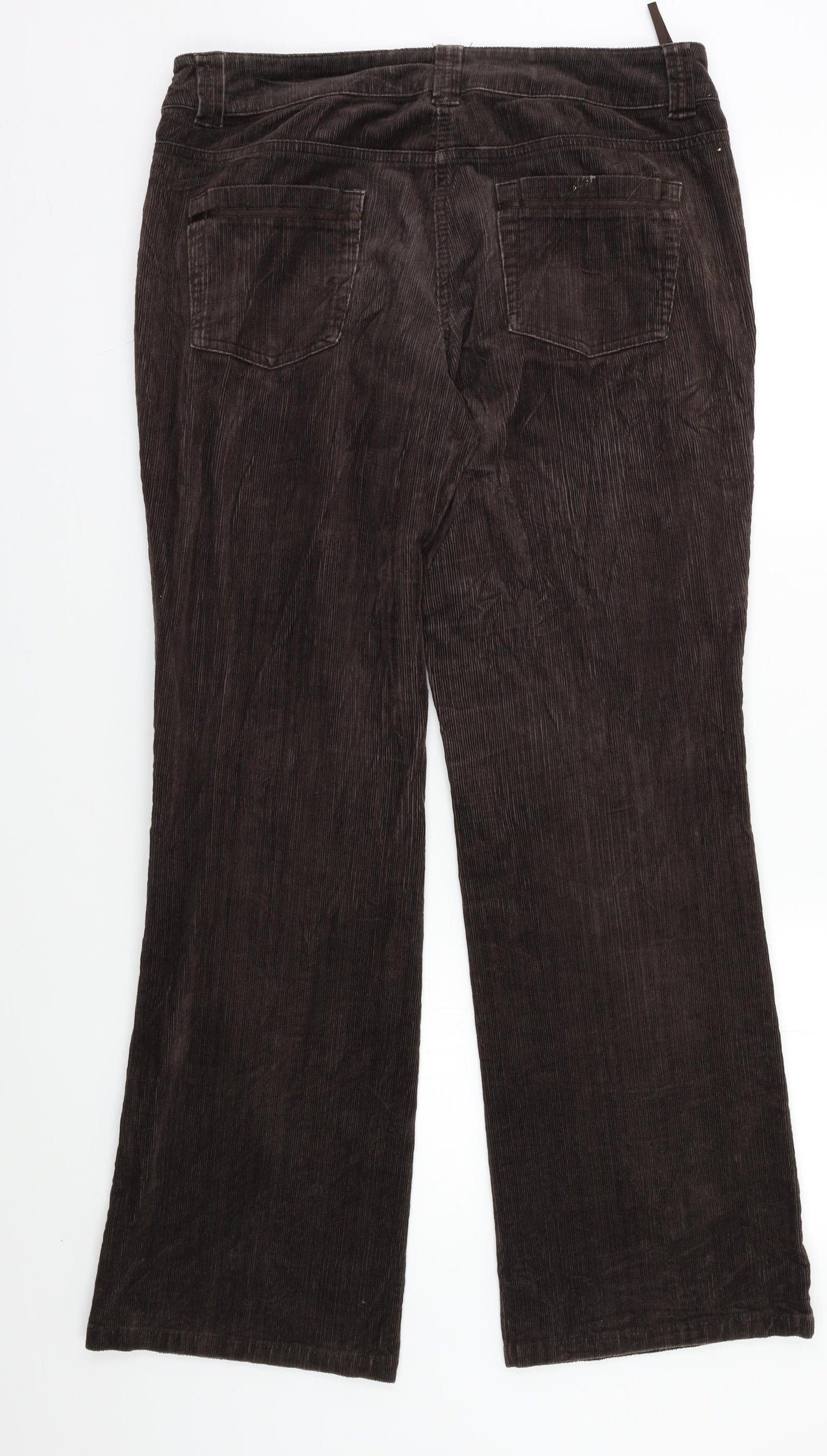 Womens UK Size 10 Principles Regular Fit  Brown Trousers