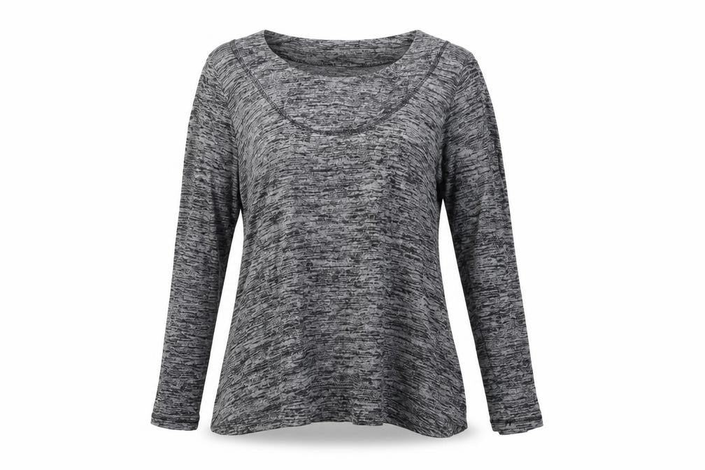 Womens UK Size L Preworn Grey Pullover Jumper