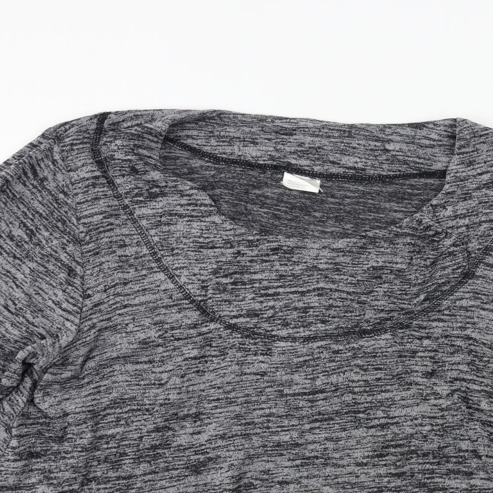 Womens UK Size L Preworn Grey Pullover Jumper