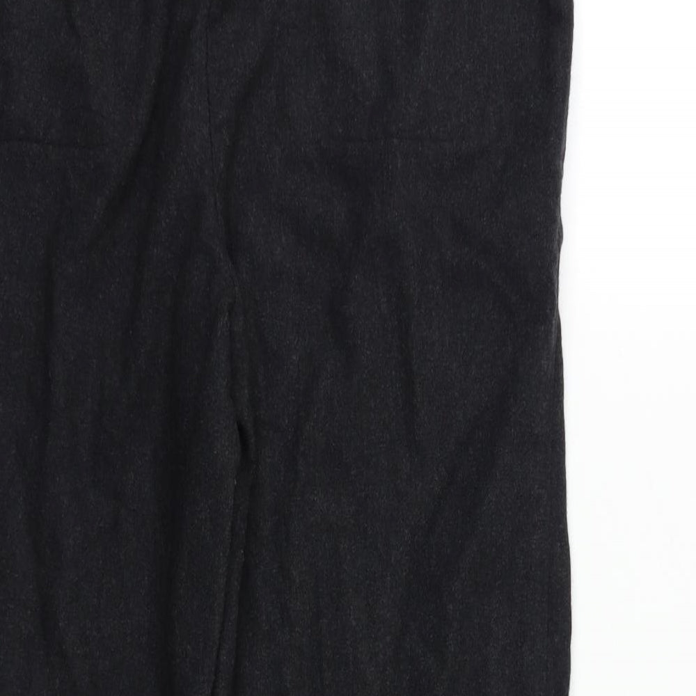 Womens UK Size M Preworn Regular Fit  Grey Trousers