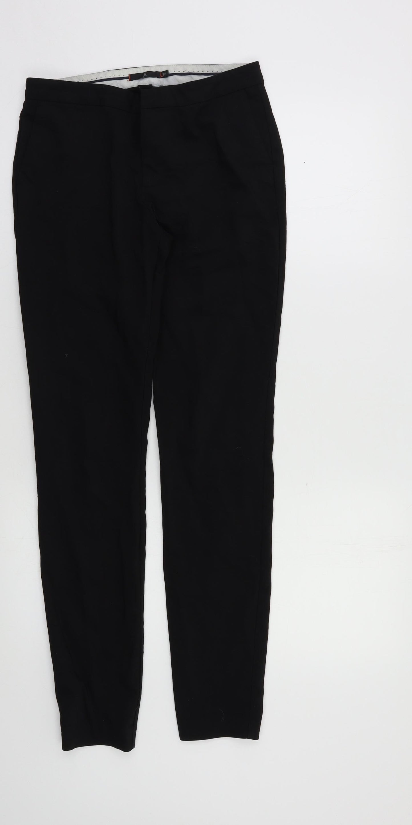 Ahlens Womens Black   Dress Pants Trousers Size S L28 in