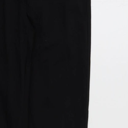 Ahlens Womens Black   Dress Pants Trousers Size S L28 in