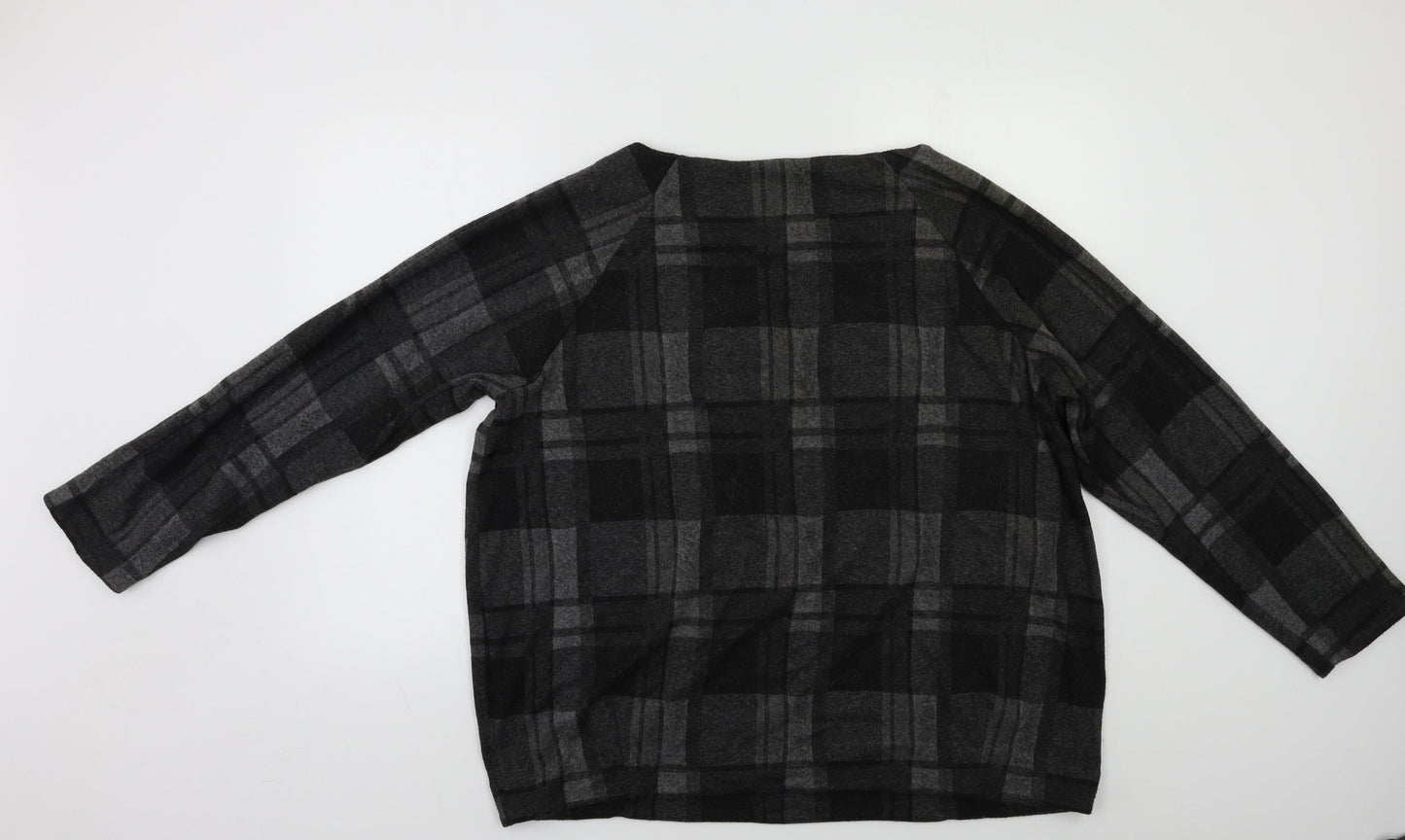 Womens UK Size L NEXT Grey Pullover Jumper