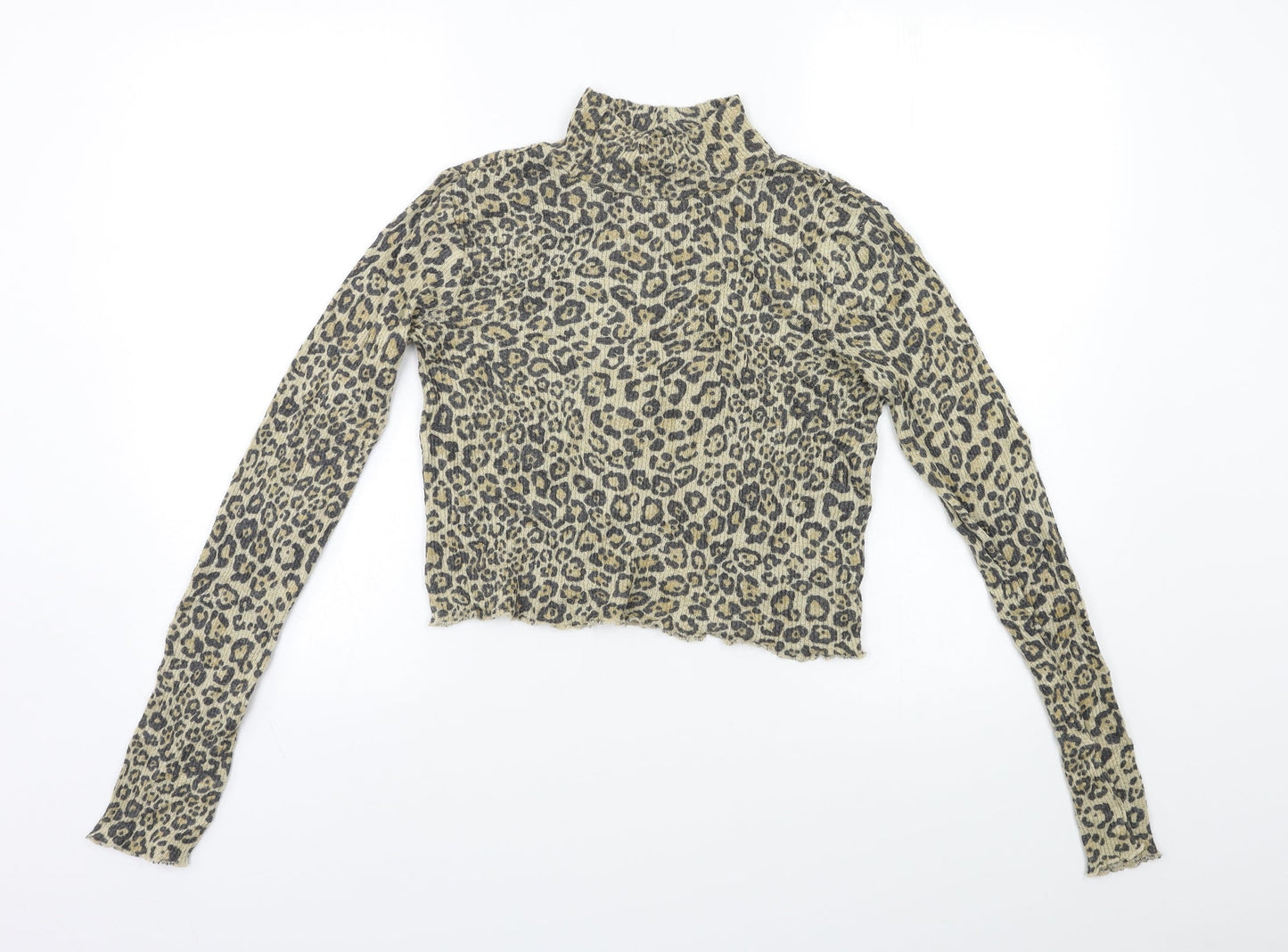 Womens UK Size S Preworn Beige Pullover Jumper