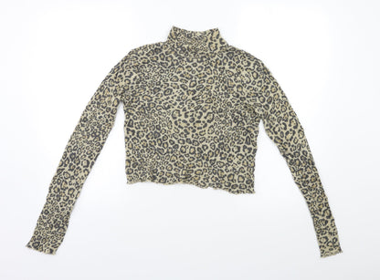 Womens UK Size S Preworn Beige Pullover Jumper