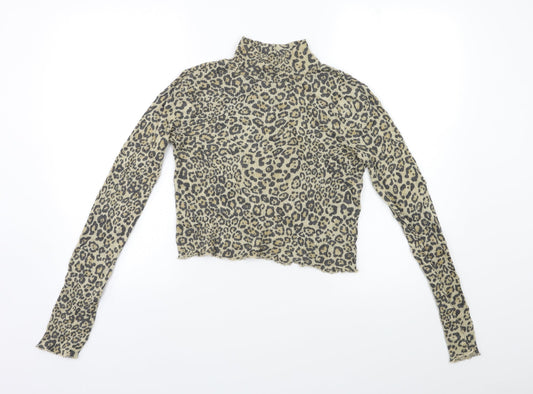 Womens UK Size S Preworn Beige Pullover Jumper