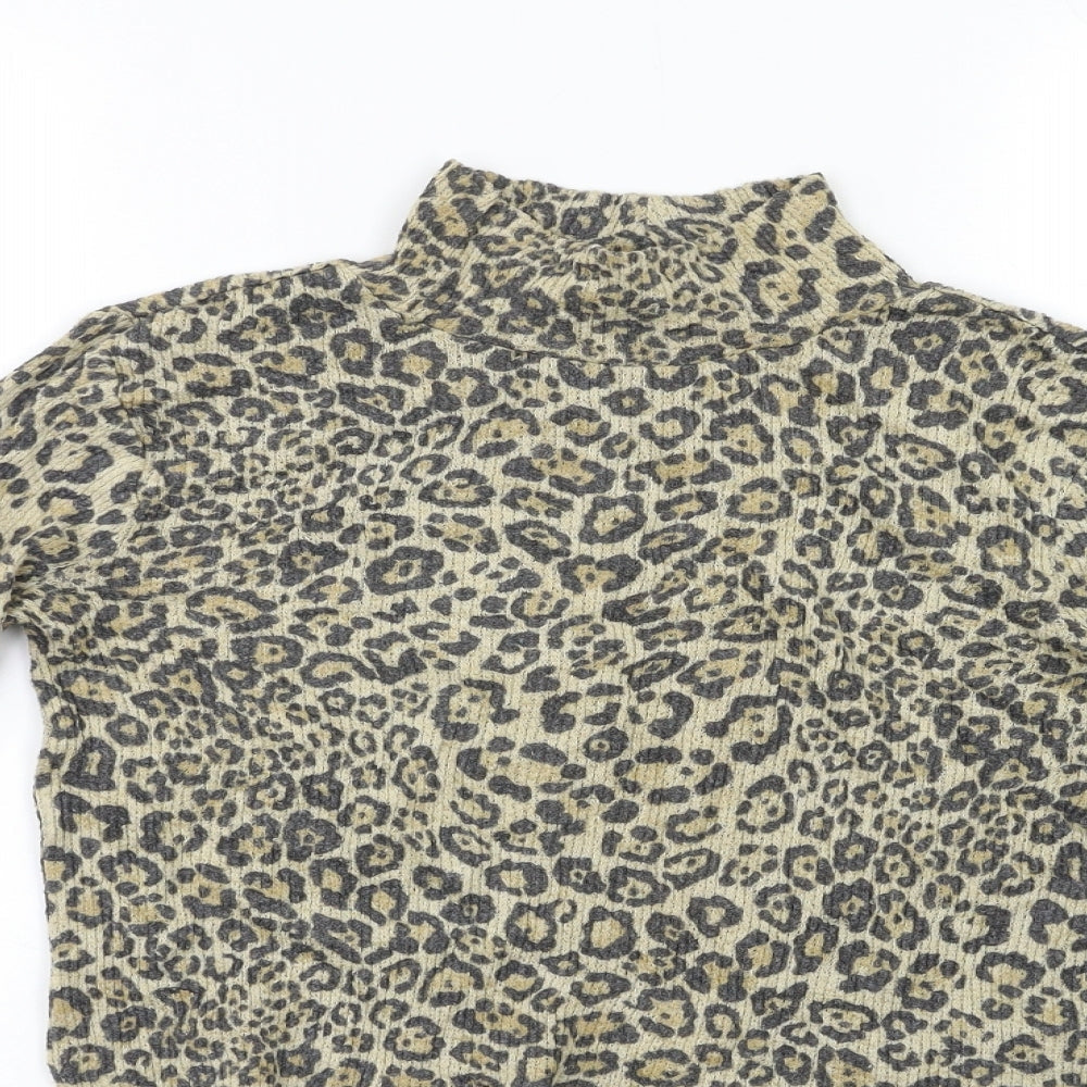 Womens UK Size S Preworn Beige Pullover Jumper