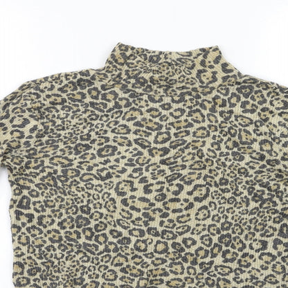 Womens UK Size S Preworn Beige Pullover Jumper