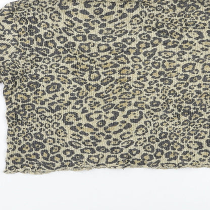 Womens UK Size S Preworn Beige Pullover Jumper