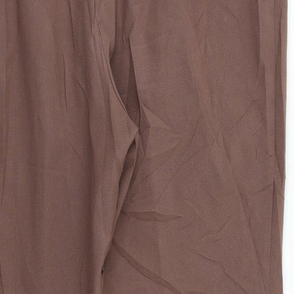 Womens UK Size 18 Damart Regular Fit  Brown Trousers