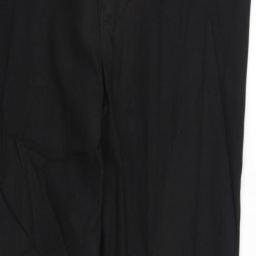 M&S Womens Black   Dress Pants Trousers Size 10 L30 in