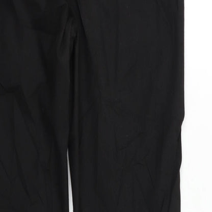 M&S Womens Black   Dress Pants Trousers Size 10 L30 in