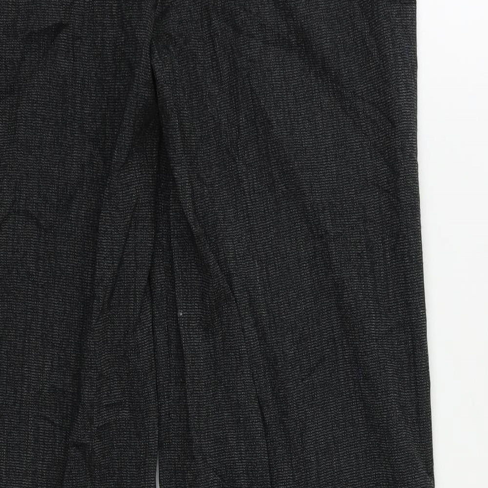 Womens UK Size 10 Wallis Regular Fit Dress Pants Grey Trousers